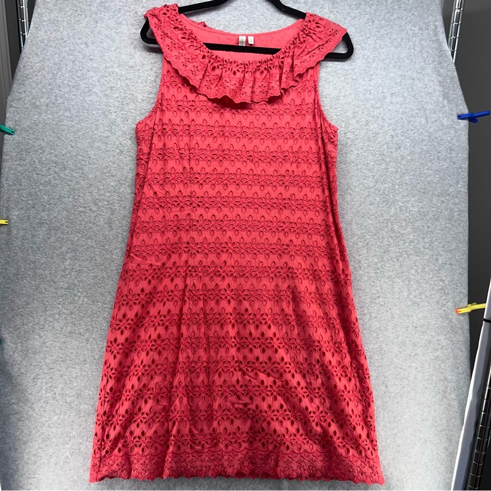 Madison Pink Lace Sleeveless Midi Dress